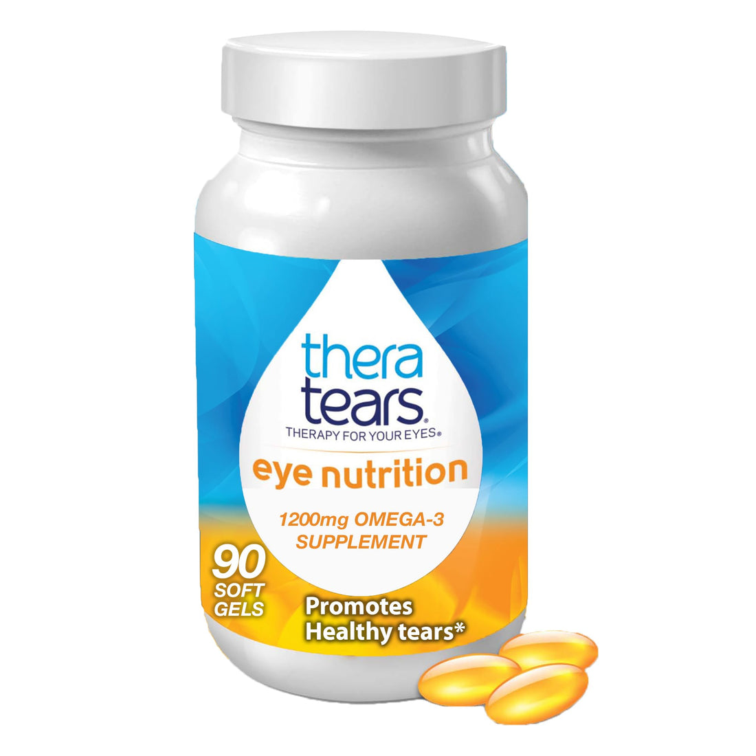 TheraTears Omega 3 Supplement, 1200mg, 90 ct (Pack of 1)