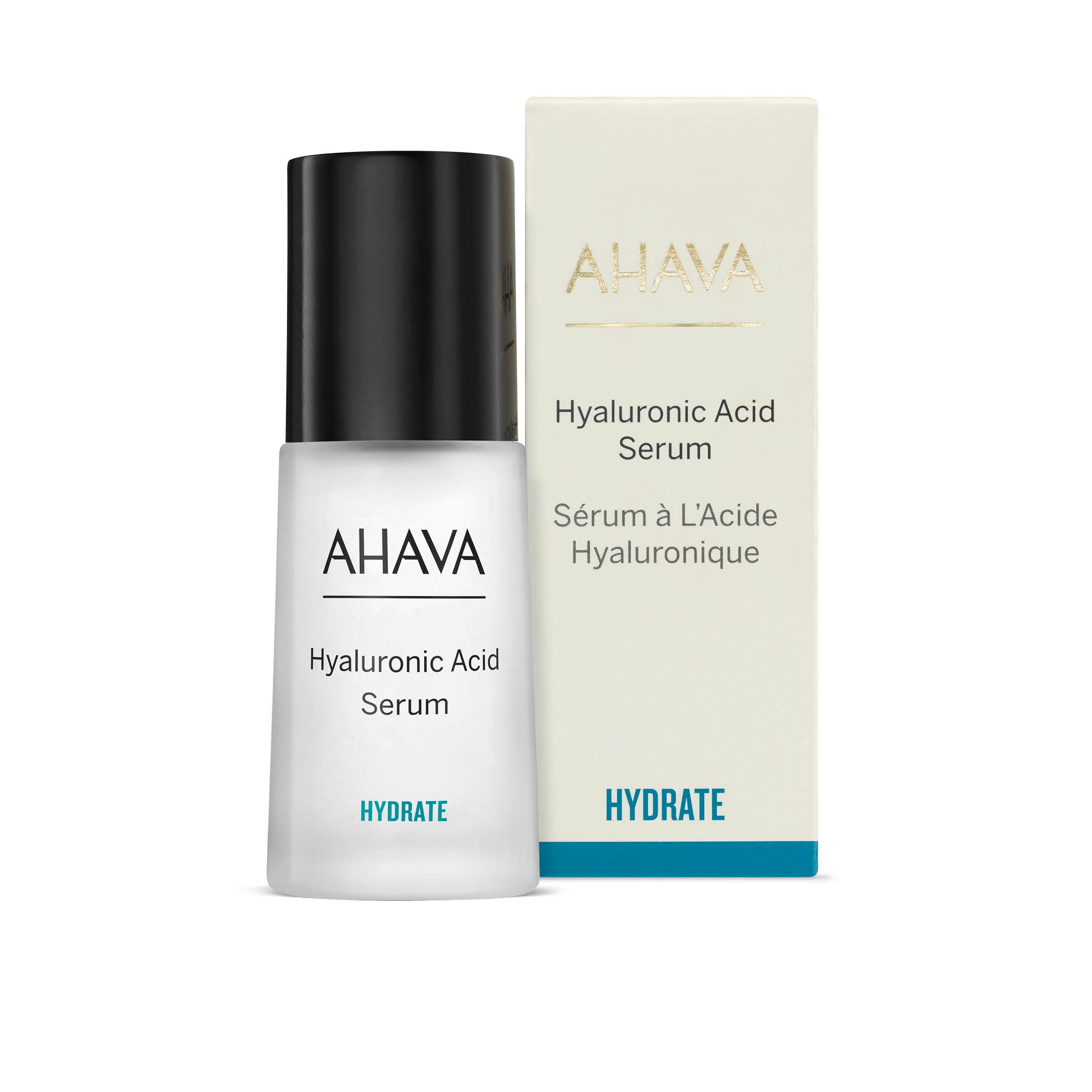 AHAVA Hyaluronic Acid Serum - Transparent silky serum to upsurge the skin’s moisture, maintains moisture level, smooths dehydration lines, with Osmoter, Matrixyl 3000, Allontoin & ATPeptide, 1 Fl.Oz