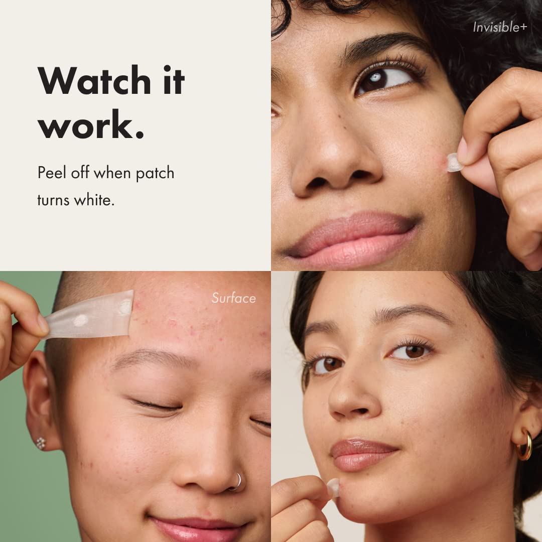 Mighty Patch Variety Pack from Hero Cosmetics - Hydrocolloid Acne Pimple Patches for Covering Zits and Blemishes, Spot Stickers for Face and Skin, Vegan-friendly and Not Tested on Animals (26 Count)