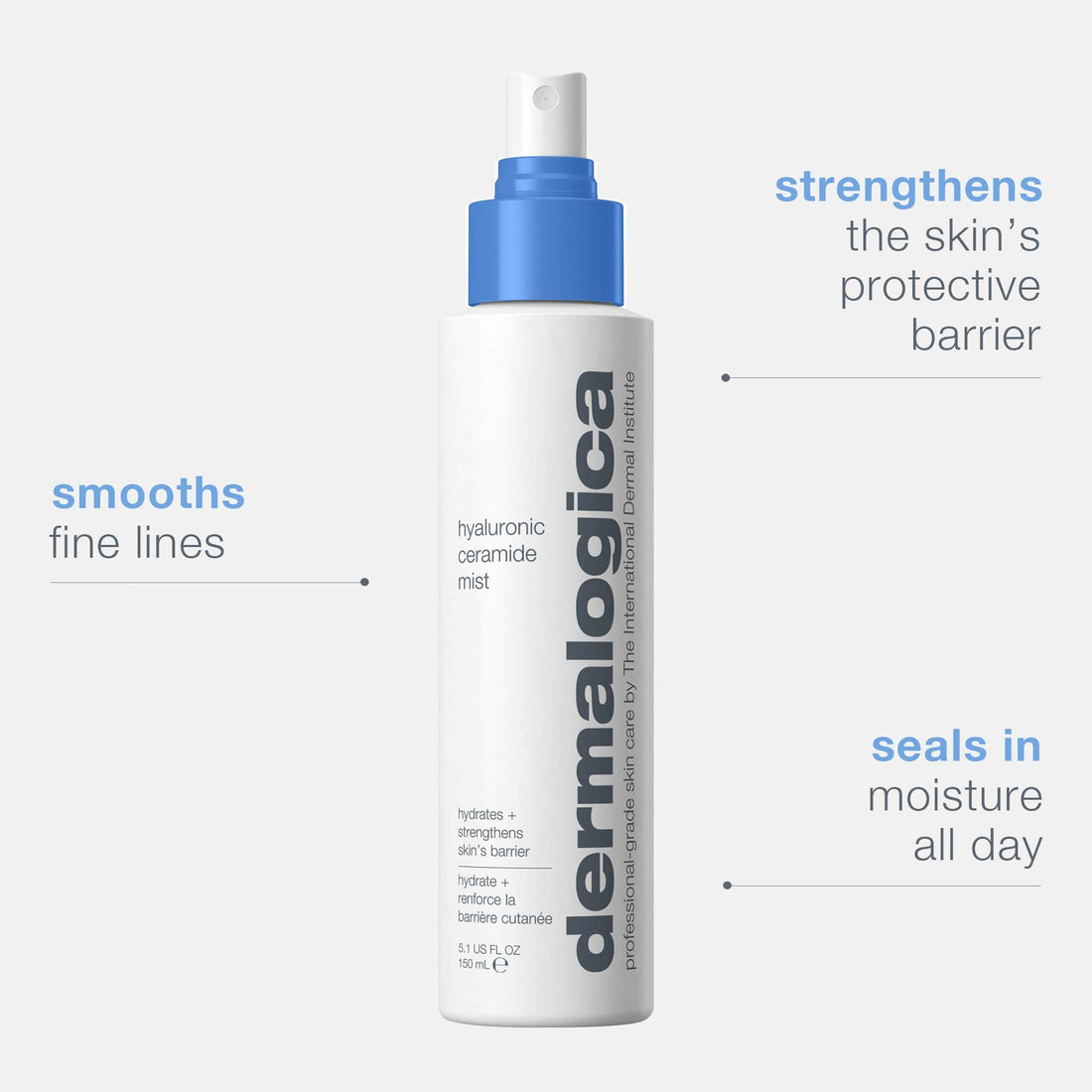 Dermalogica Hyaluronic Ceramide Mist for face, Hydrating Toner Spray with Hylauronic Acid