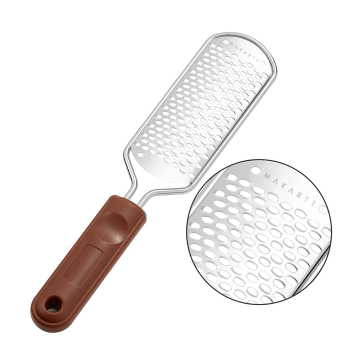 Makartt Foot File: Colossal Foot Scrubber Metal Foot Spa Pedicure Tools Callus Remover for Feet Dead Skin Care Foot Scraper Professional Rasp Callus Shaver Removal Foot Rasp