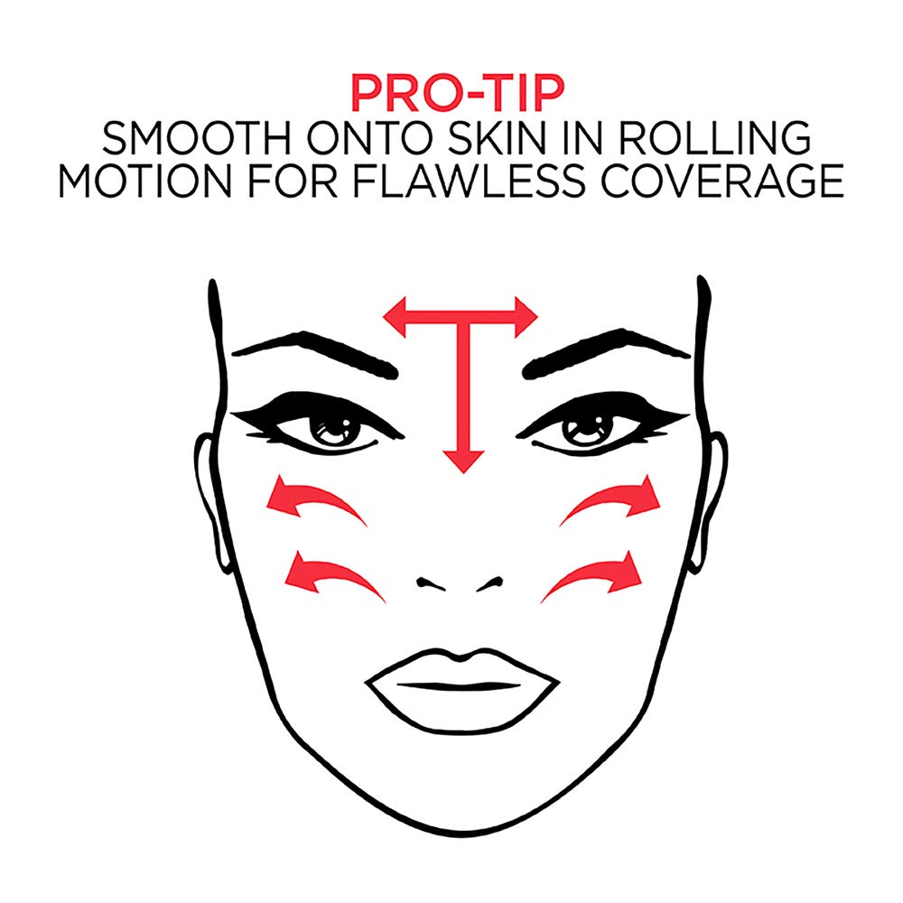 L'Oreal Paris Cosmetics Makeup Infallible Pro-Matte Liquid Longwear Foundation, Rich Ebony, 1 fl oz.