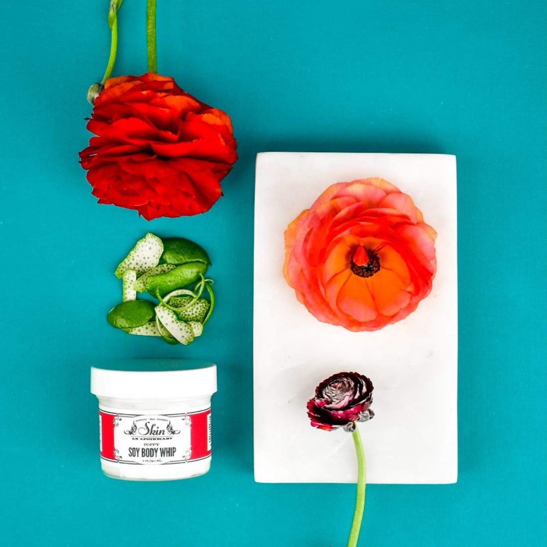 Skin An Apothecary Soy Body Whip, 16 Oz, Poppy