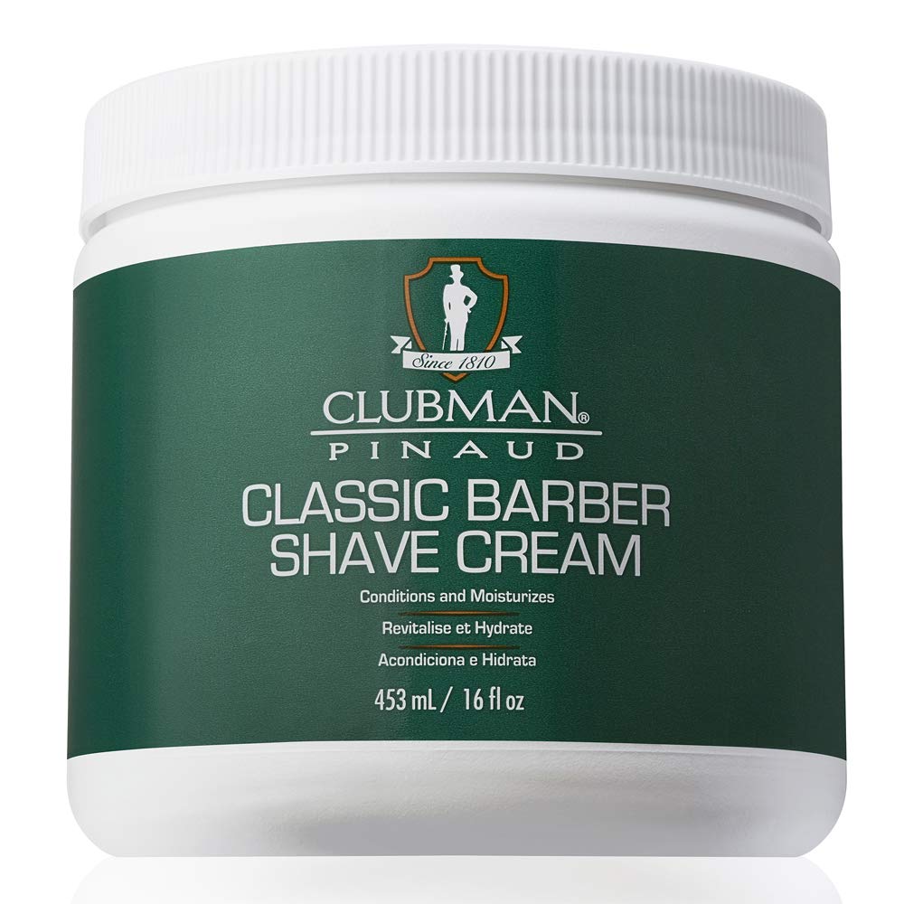 Clubman Classic Barber Shave Cream, 16 Ounce