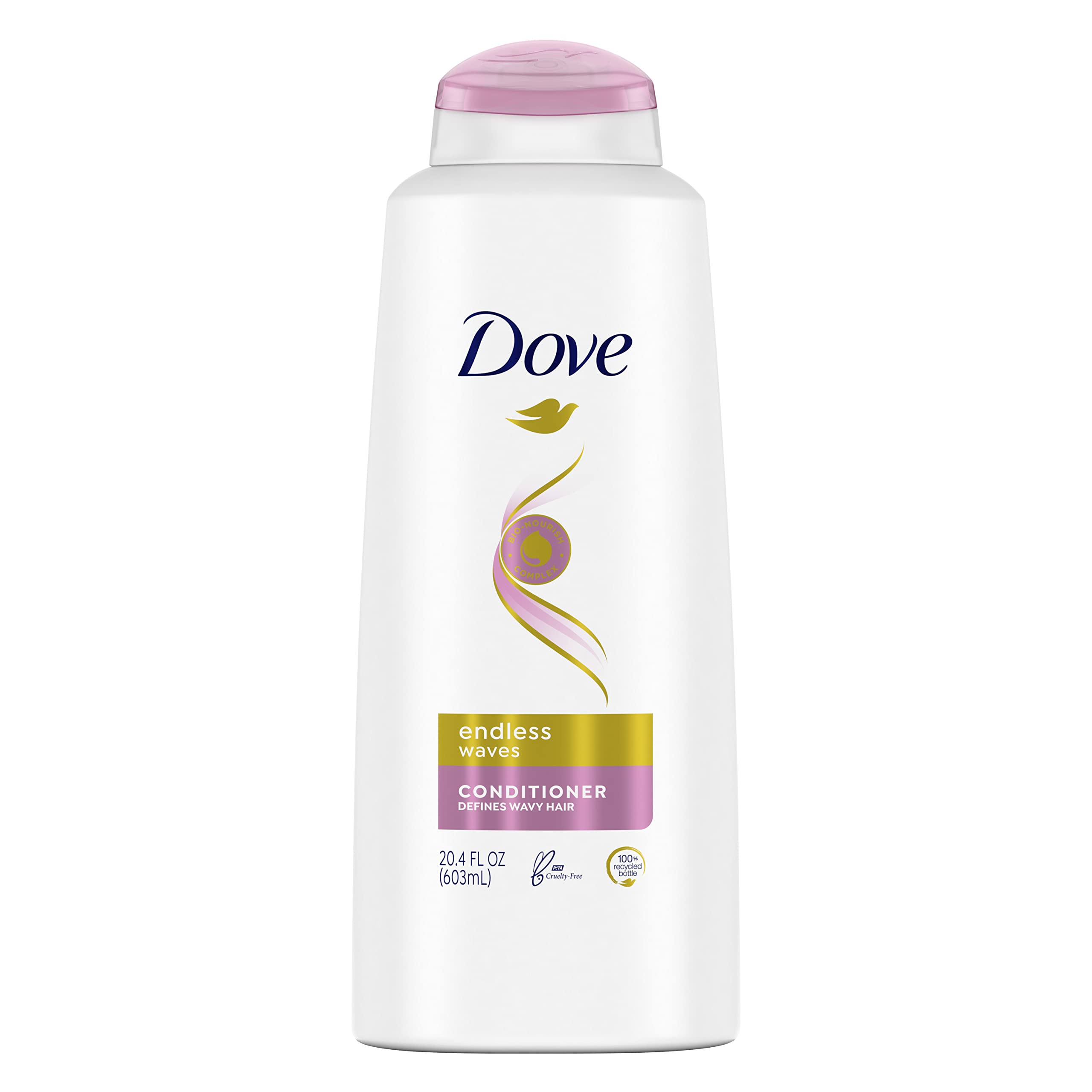 Dove Conditioner for Curly Hair Endless Waves Sulfate Free Hair Conditioner 20.4 fl oz