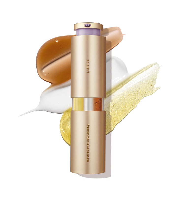LANEIGE Perfect Renew 3X Signature Serum: Retinol, Ceramide & Collagen Peptides for Wrinkle Care, Firming, & Radiance