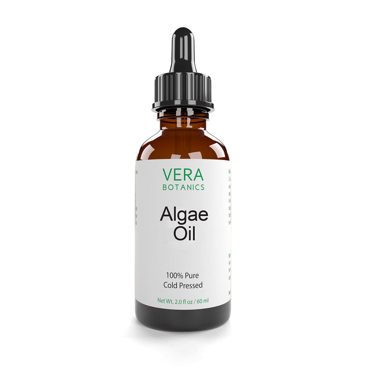 Vera Botanics ALGAE OIL 100% Pure & Natural, Unrefined, Cold-Pressed For Face, Dry Skin, Nails, Lips, Body & Hair - Reduce Hair Breakage, Appearance of Scars from Psoriasis, Eczema & Acne