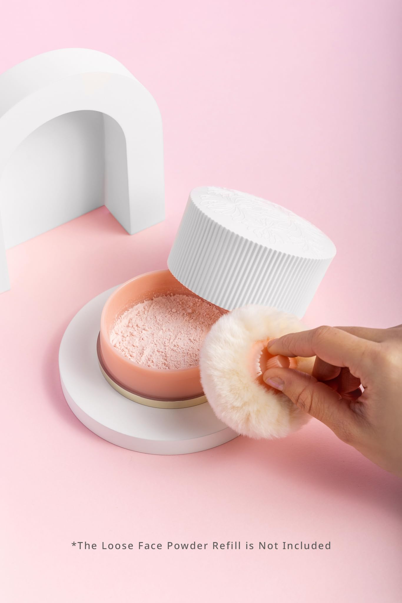 Paul & Joe Loose Face Powder Case + Puff 2 Pcs