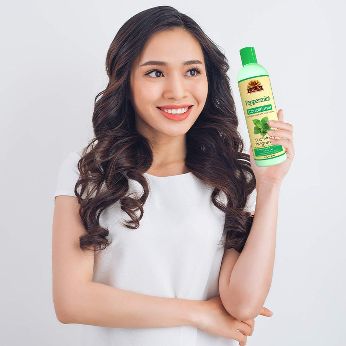 Okay Peppermint Soothing and Invigorating Conditioner, 12 Ounce