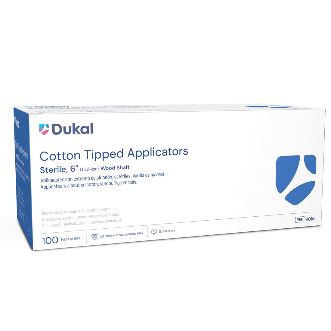 Dukal 6-inch Cotton Tipped Applicators 100 2-packs Per Box - Sterile. by Dukal