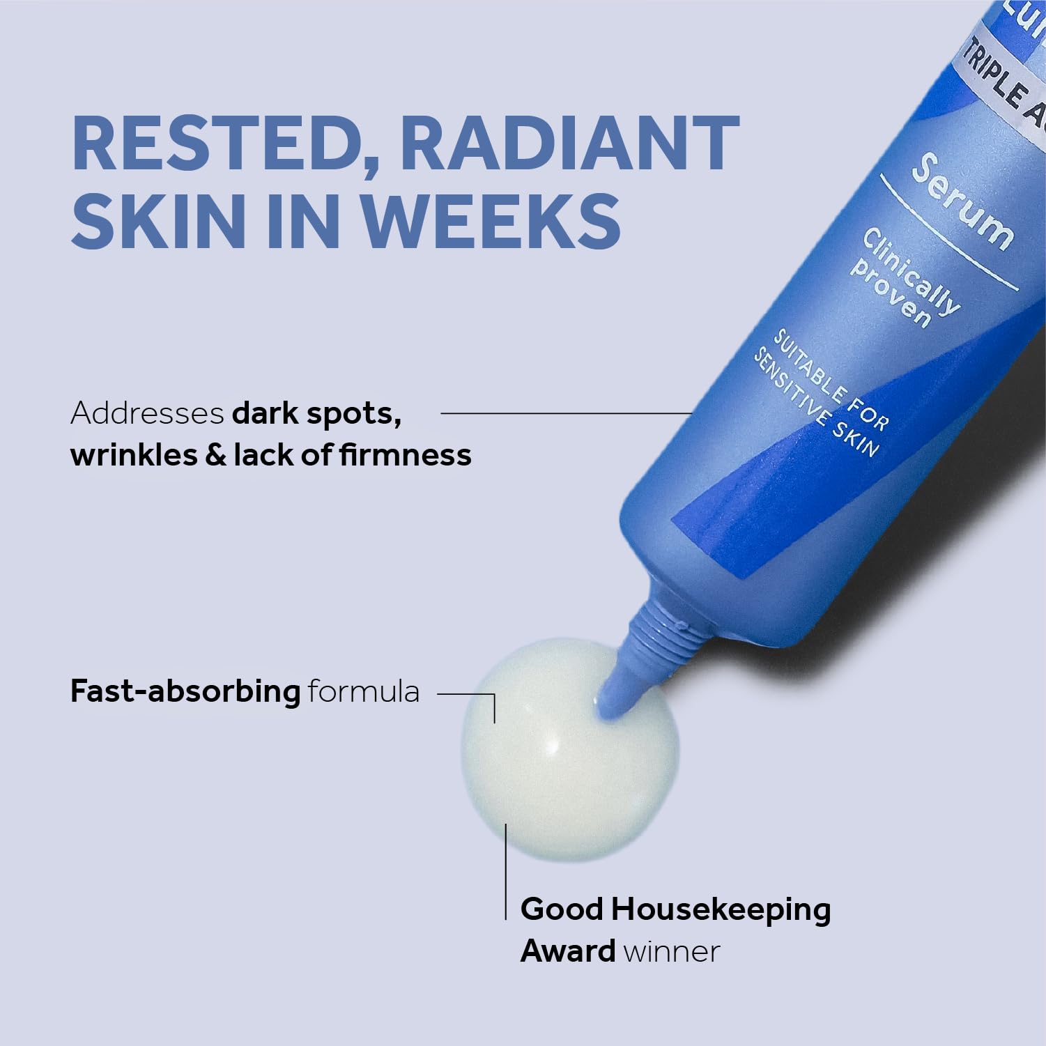 No. 7 No7 Lift & Luminate Skincare Kit - 3 piece kit from Boots No 7 - Serum, Day Cream, Night Cream