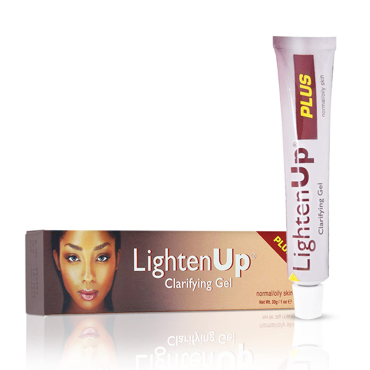 LightenUp Plus Clarifying Gel - 1 fl oz / 30 ml - Brightening Cream for Knuckles, Elbows, Hands, Armpits, with Alpha Arbutin, Fruity Tamarind Extract