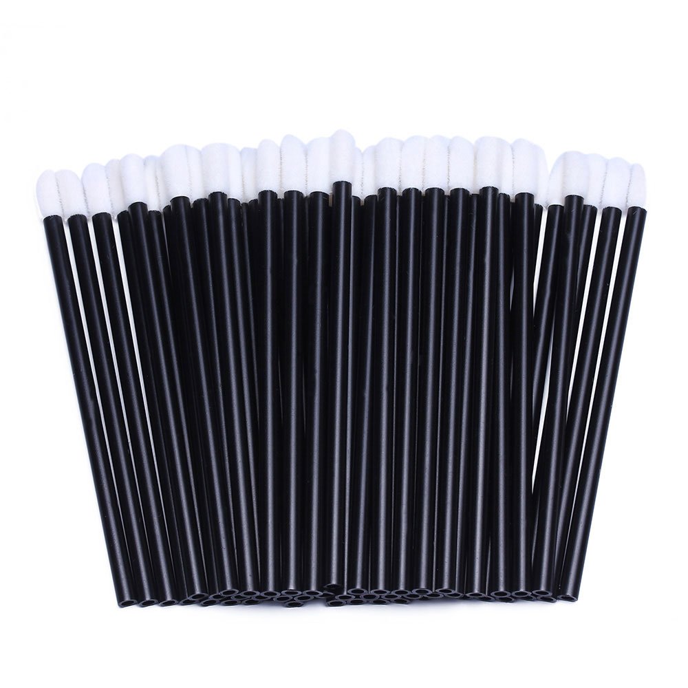 200pcs Disposable Lip Brush Lip Gloss Applicators Lipstick Wands Tool Kits (200)