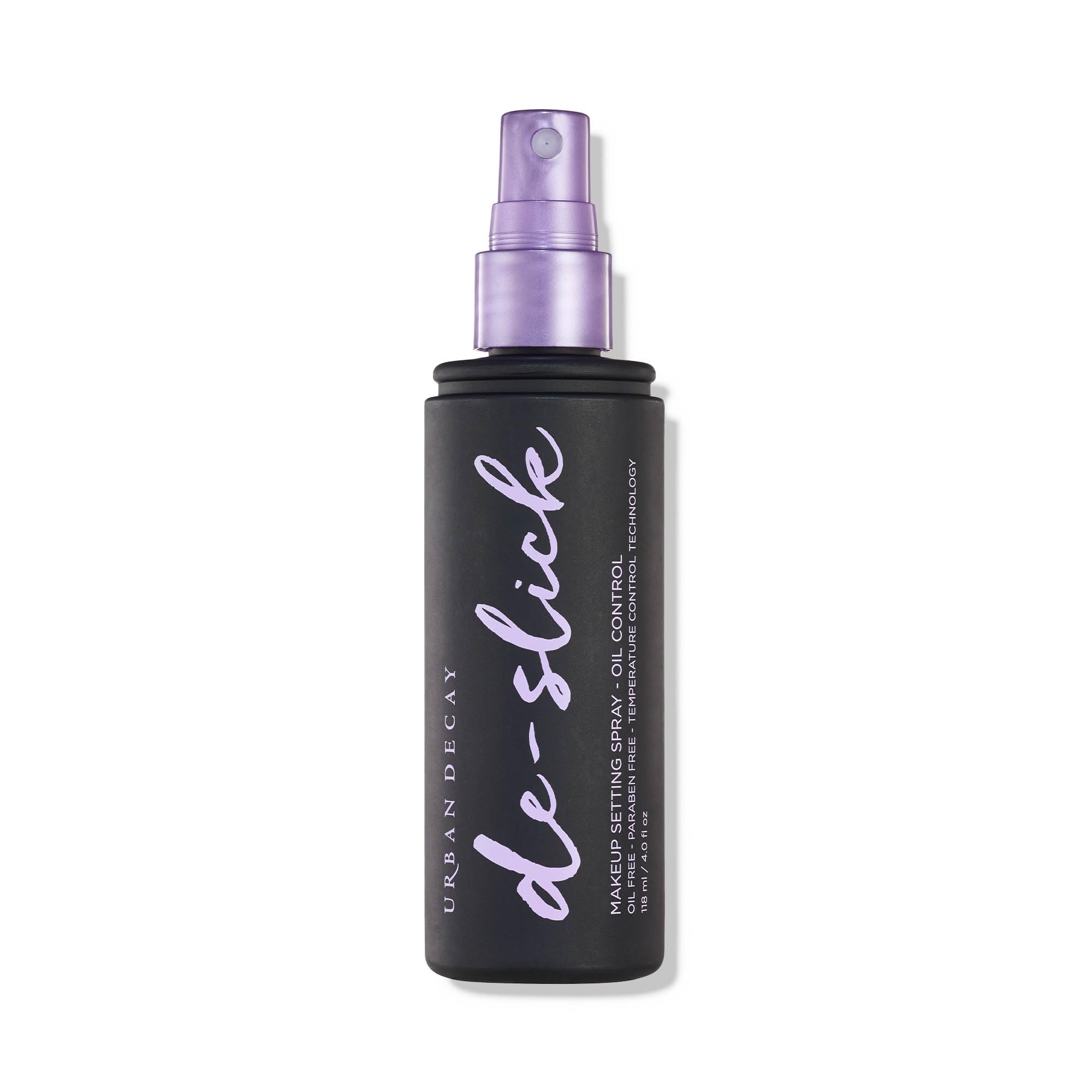 Urban Decay De-Slick Mattifying Makeup Setting Spray for Face (Full Size), Waterproof, Smudge-proof, Oil & Shine Control, for Oily Combination Skin, Oil-free, Vegan, Cruelty-free - 4 fl oz