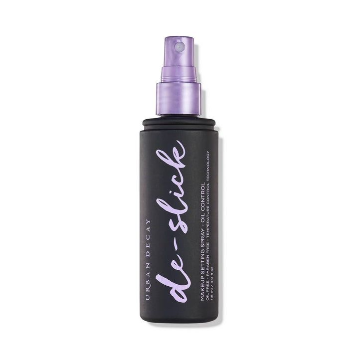Urban Decay De-Slick Mattifying Makeup Setting Spray for Face (Full Size), Waterproof, Smudge-proof, Oil & Shine Control, for Oily Combination Skin, Oil-free, Vegan, Cruelty-free - 4 fl oz