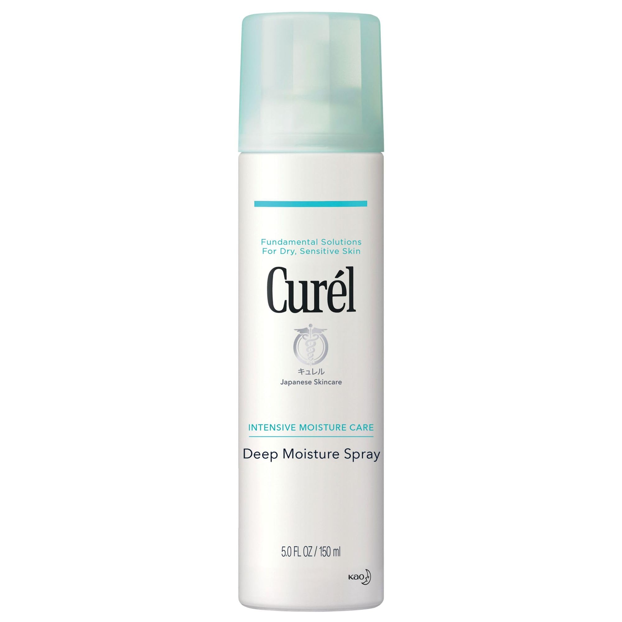 Curel Japanese Skin Care Deep Moisture Spray, Spray on Moisturizer for Dry Skin, Face Hydrating Spray with Ceramides, 5 Oz