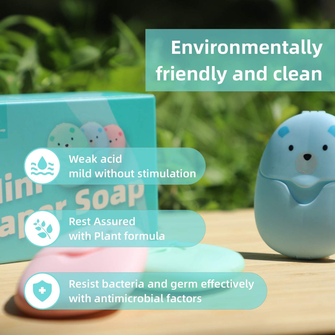 6 Boxes (300 Sheets) Mini Portable Disposable Travel Paper Soap Sheets Foaming Hand Washing Bath Scented Paper Soap hand soap for Indoor, Outdoor, Travel, Camping Hiking