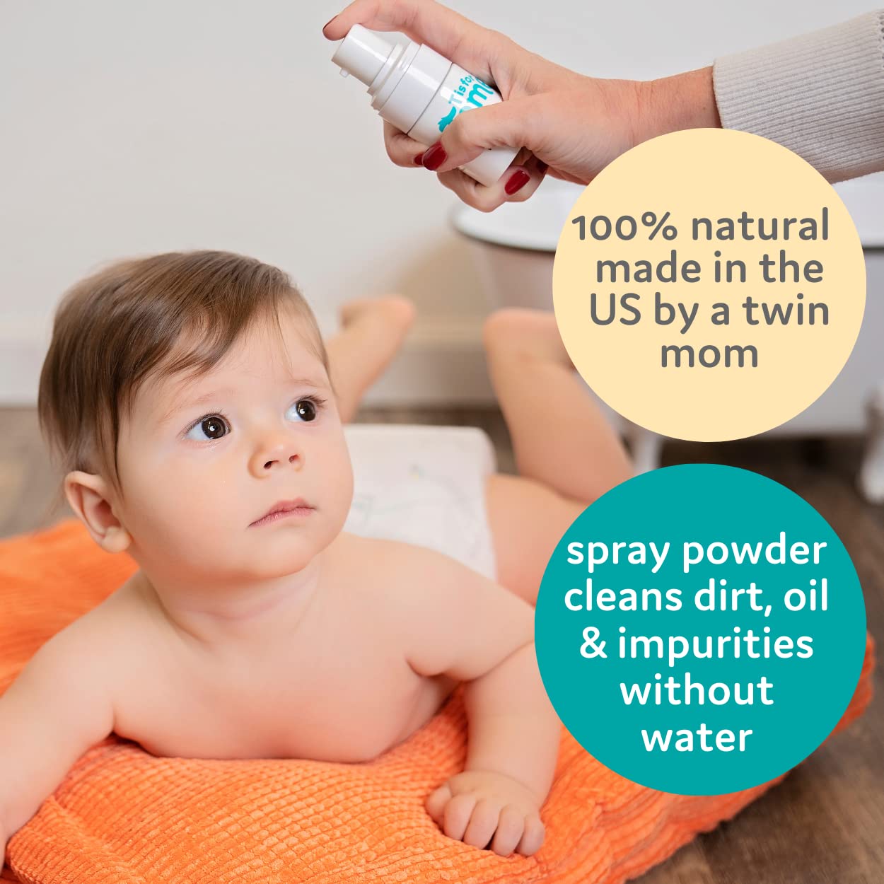 T is for Tame - The First Dry Shampoo for Babies & Kids, Sensory Friendly, Waterless Scalp and Hair Cleanser, April 2023 Release Date, Great for Adults Too