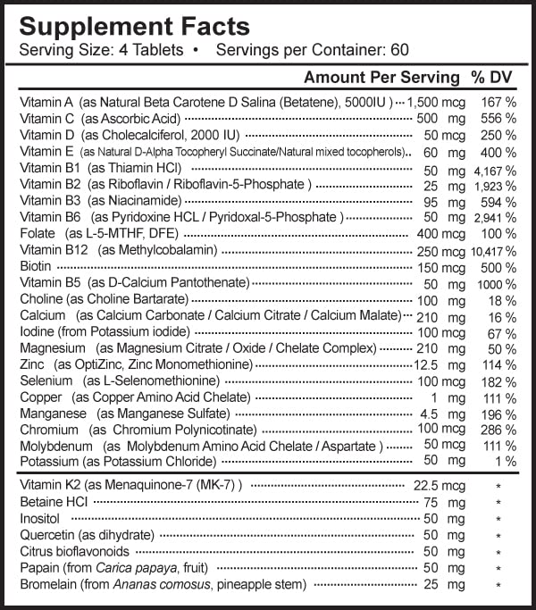 Nutripia Dr. K Multi Plus multivitamin 240 Tablets