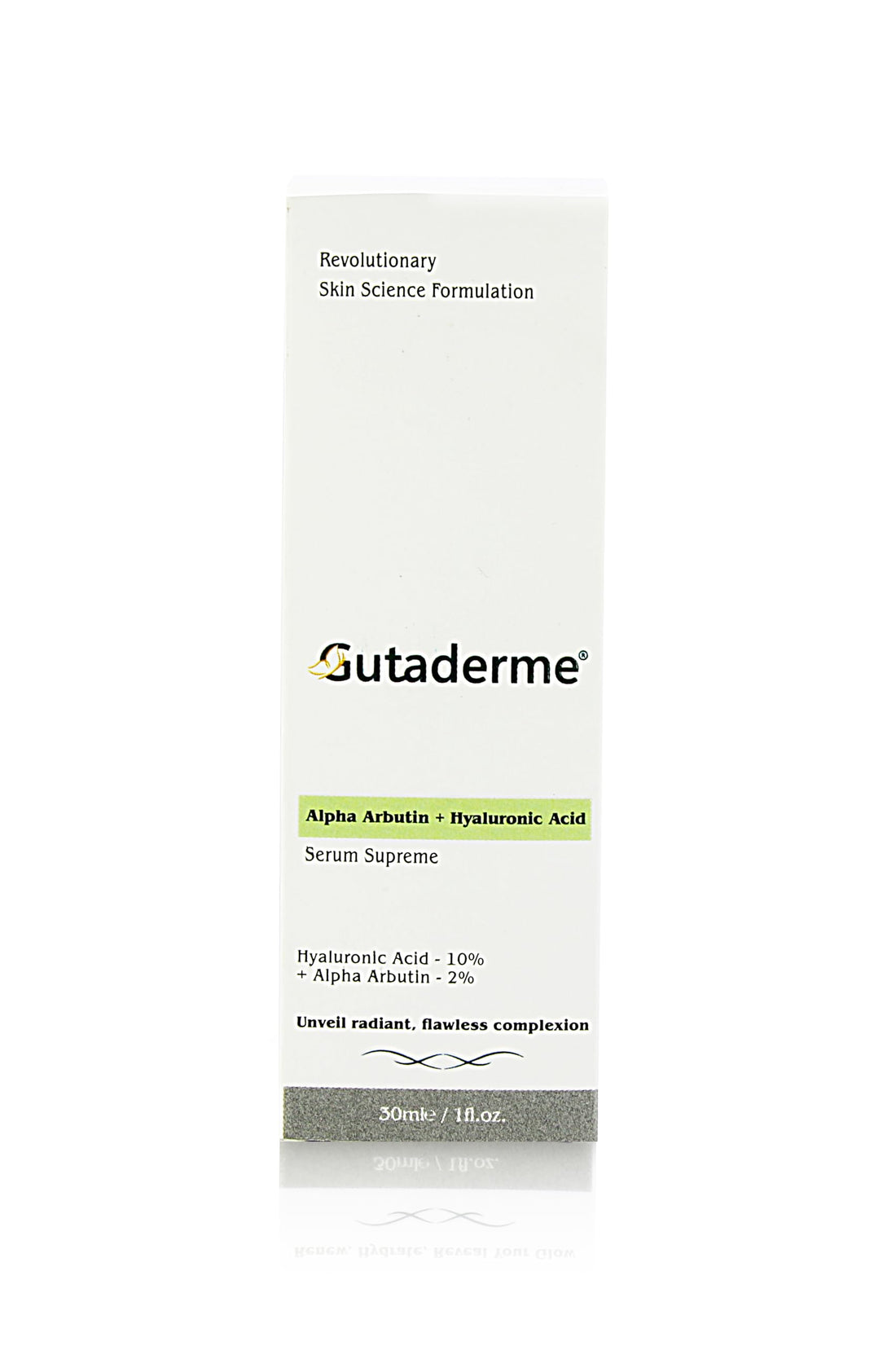 Gutaderme Alpha Arbutin + Hyaluronic Acid Serum for Face Hylunaric Acid Moisturizer, 30ml/1fI.oz