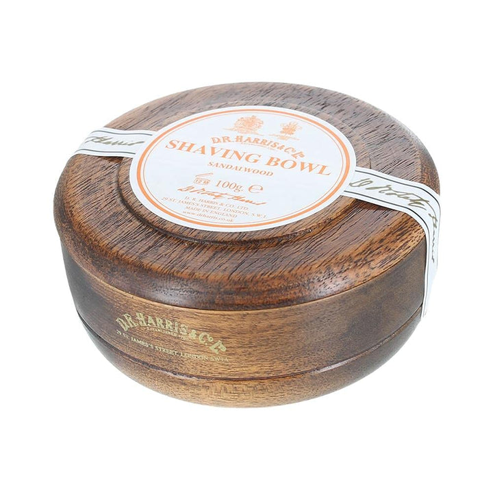 D.R.Harris & Co Sandalwood Mahogany Effect Shaving Bowl & Shaving Soap