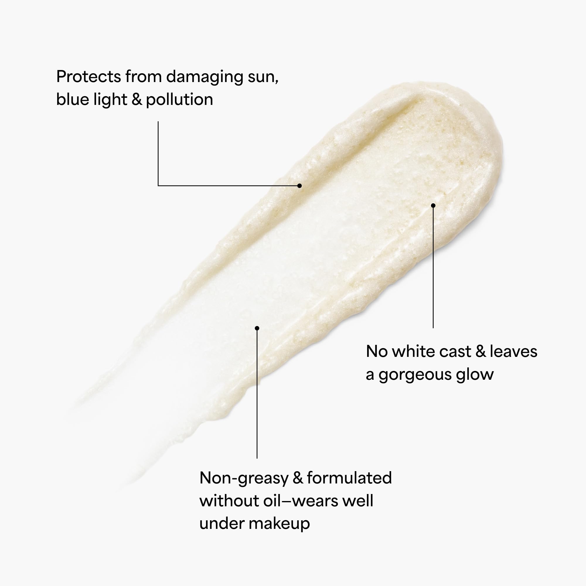 TULA Skin Care Protect + Glow Daily Sunscreen - Gel, Broad Spectrum SPF 30, Skincare-First, Non-Greasy, Non-Comedogenic and Reef-Safe with Pollution and Blue Light Protection, Regular, 1.7 fl oz.