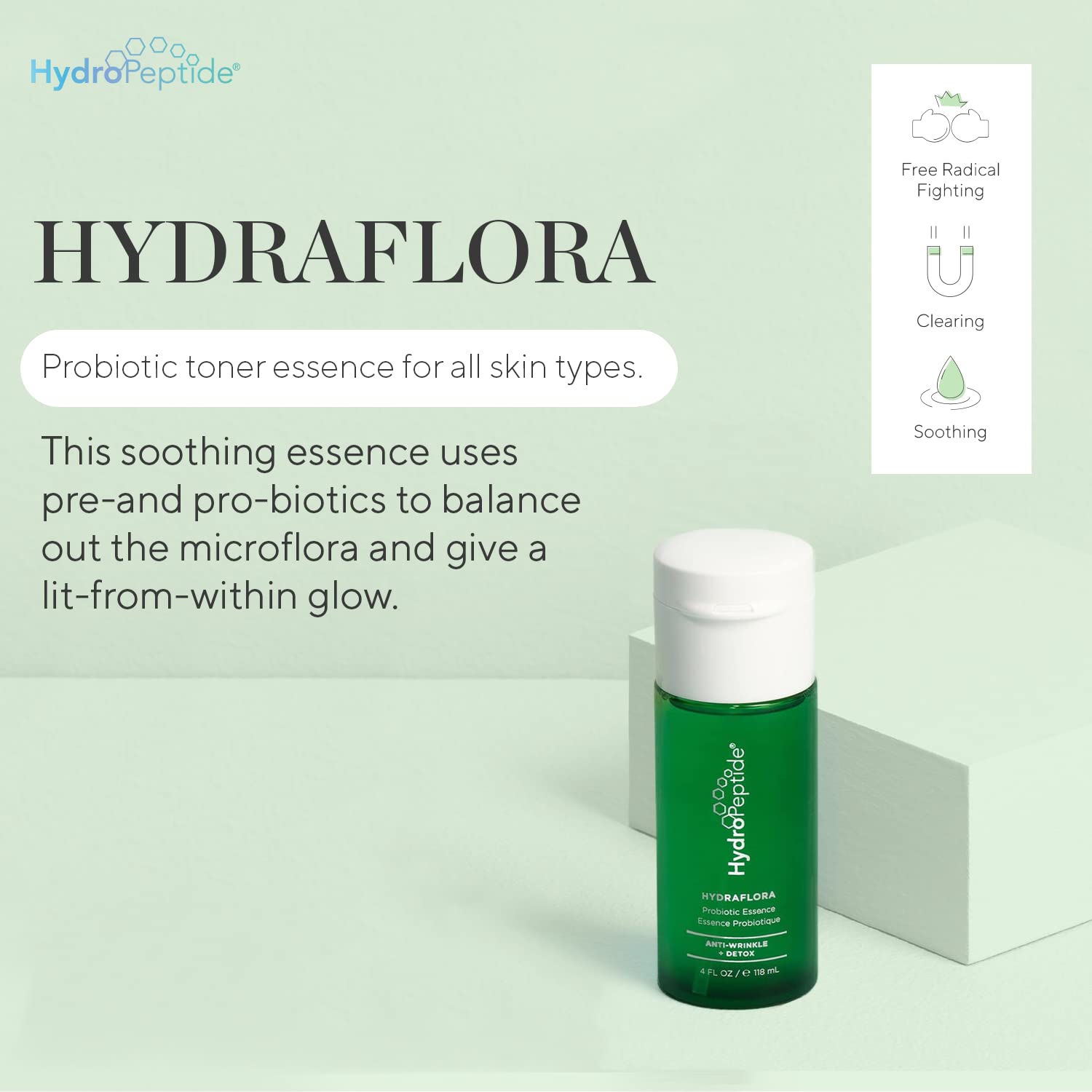 HydroPeptide Hydraflora Probiotic Essence, 4 oz