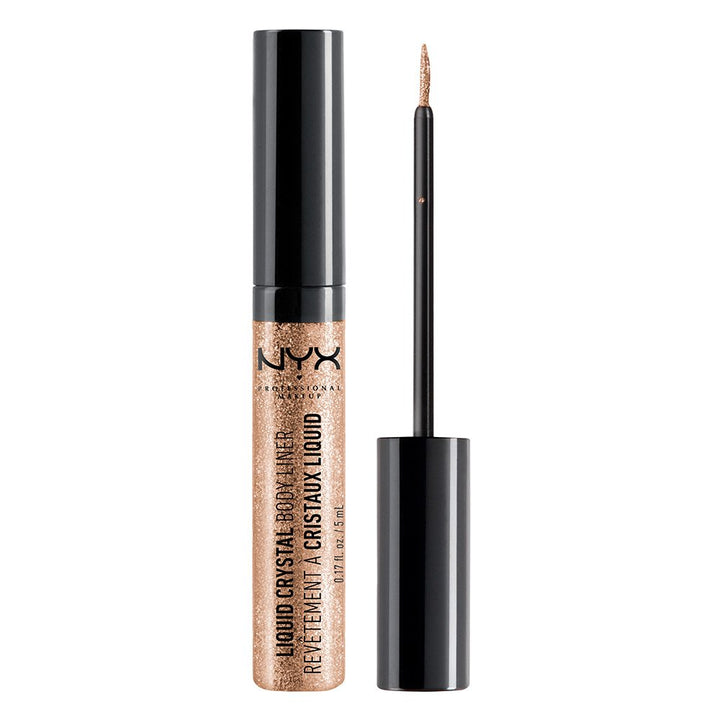 NYX Professional Makeup Liquid Crystal Liner, Crystal Silk, 0.17 Ounce