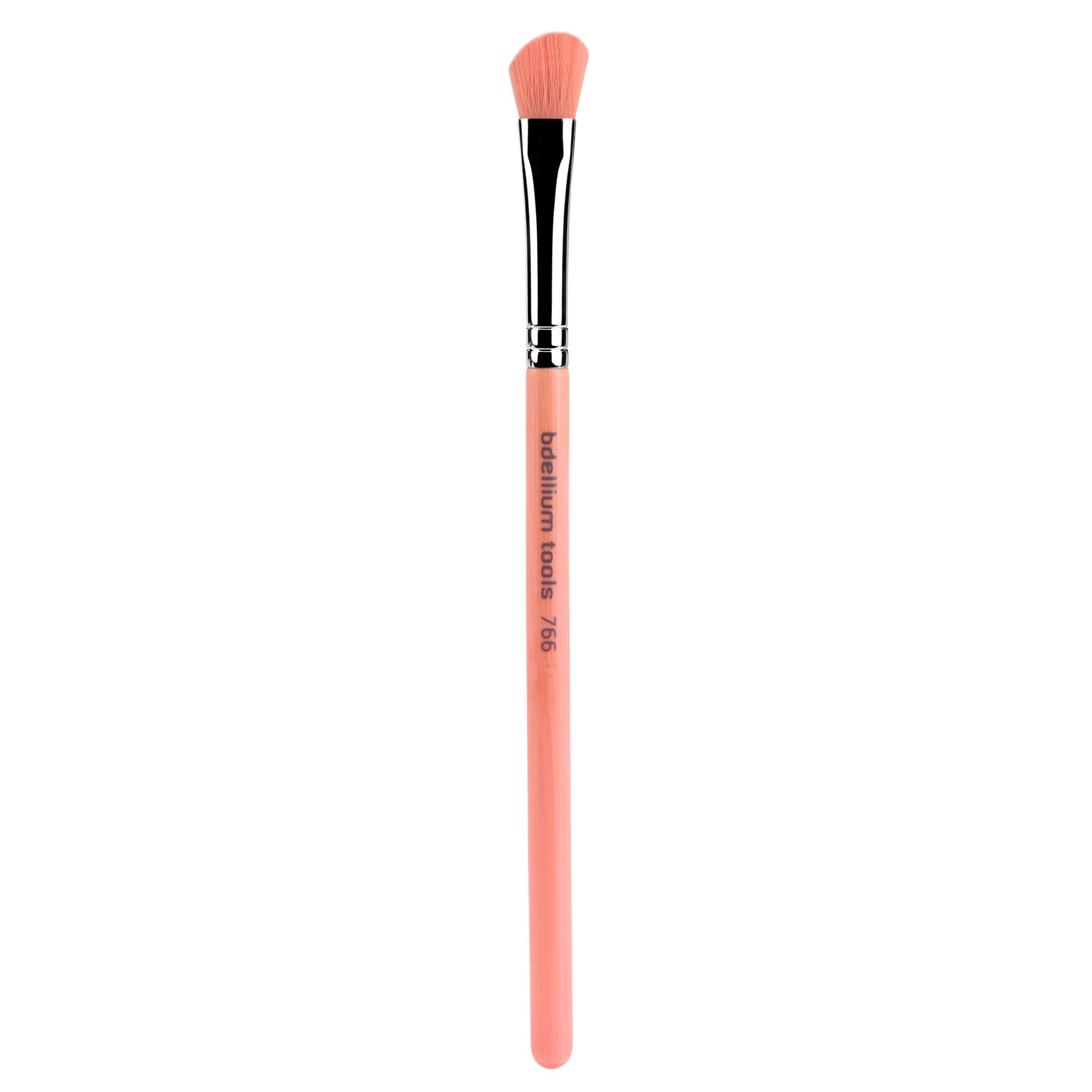 Bdellium Tools Professional Makeup Brush Pink Bambu Series - 766 Angled Shadow