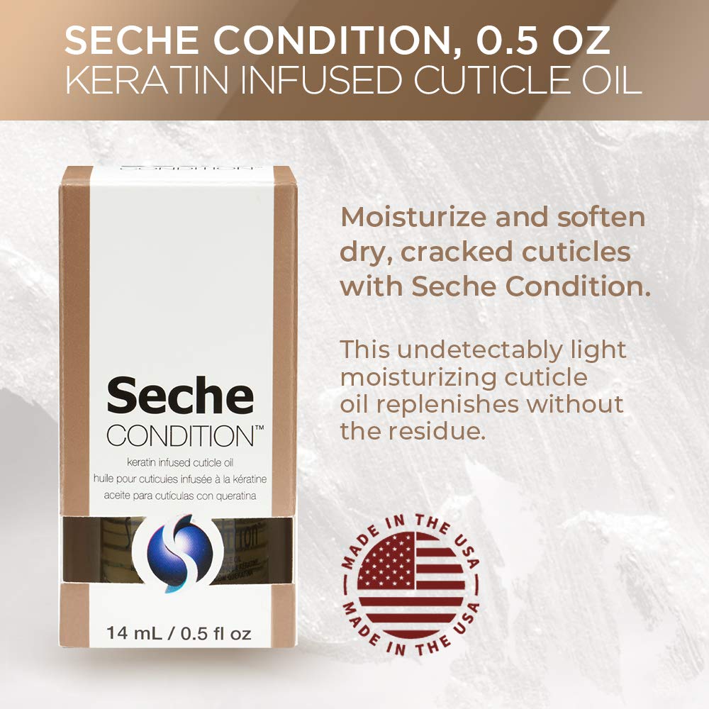 Seche Condition Keratin Infused Cuticle Oil 0.5 oz in U/C