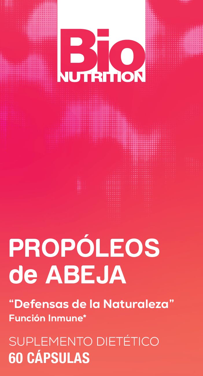 Bio Nutrition Bee Propolis, Natural Defense Immune Support Supplement Capsules 1000 Mg, 60 Ea, 60 Count