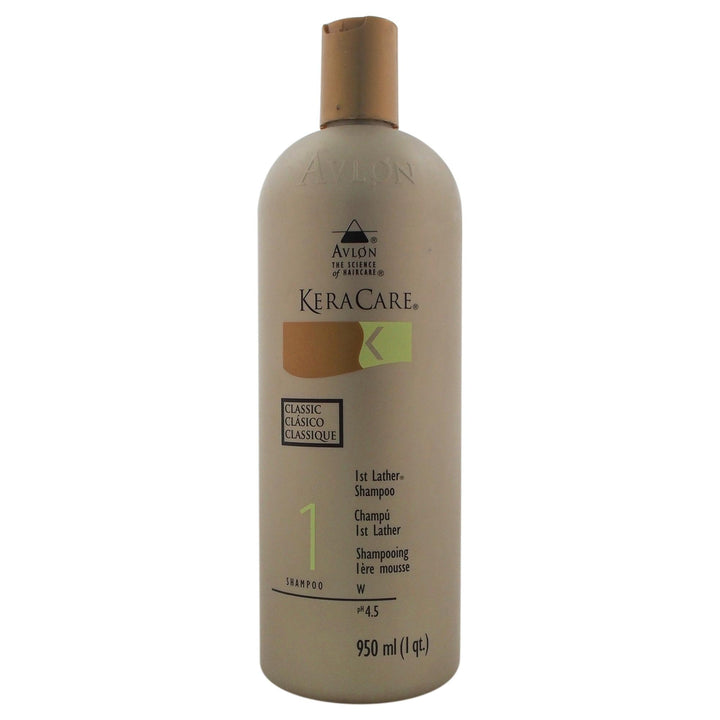 KeraCare 1st Lather Shampoo - 32 oz / liter