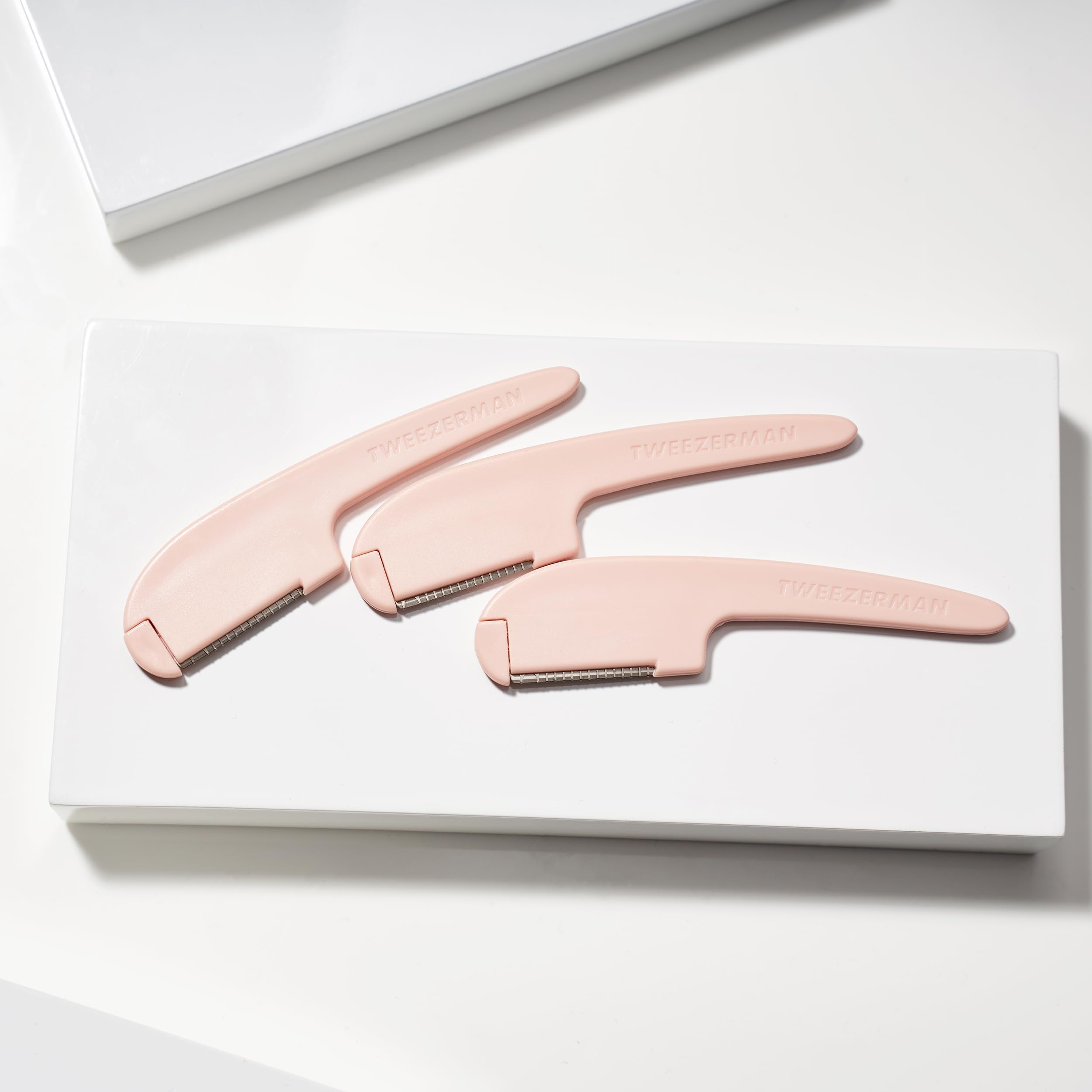 Tweezerman 1026-R Prep and Plane Facial Razors for Hair Removal and Exfoliation