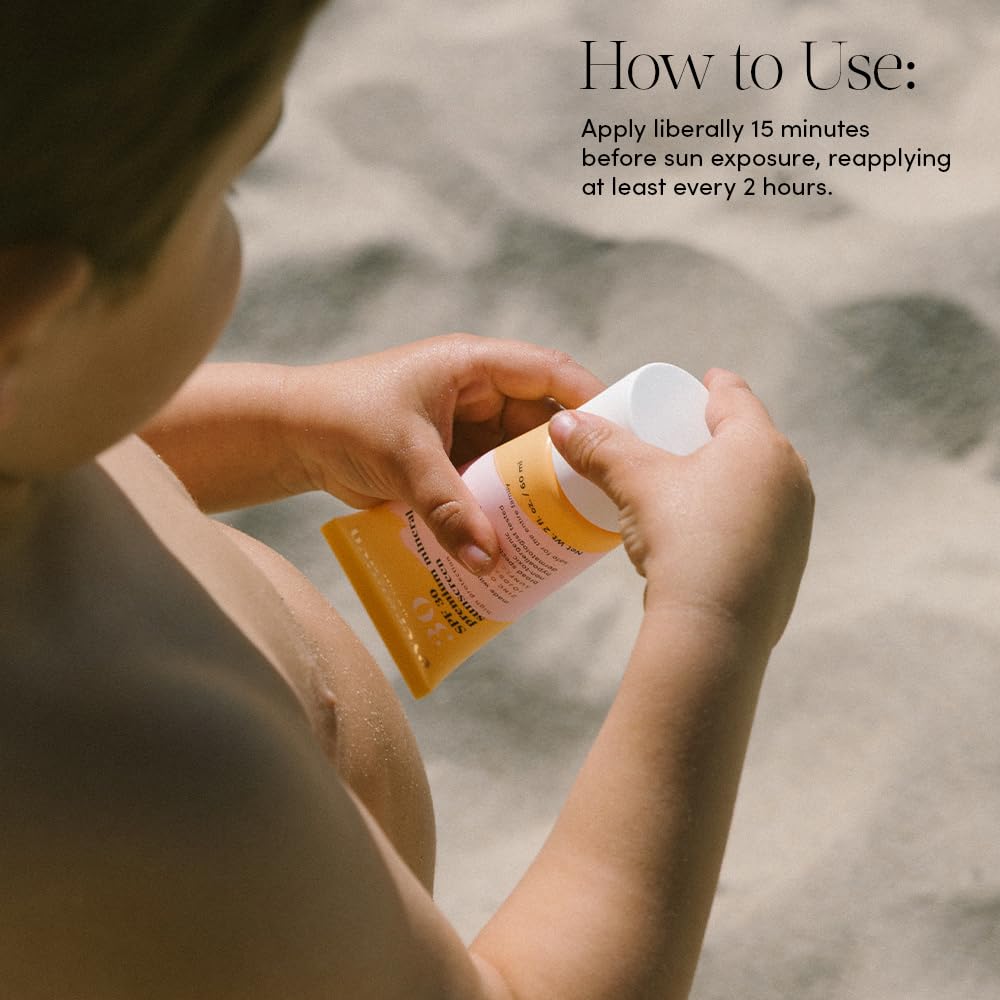 Evereden Premium Mineral Sunscreen SPF 30: Baby-Safe Whole-Family Mineral Sunscreen Kids Love - Non-Nano Kids Sunscreen for Year-Round UVA & UVB Protection -Safe & Reef-Friendly - FSA Eligible