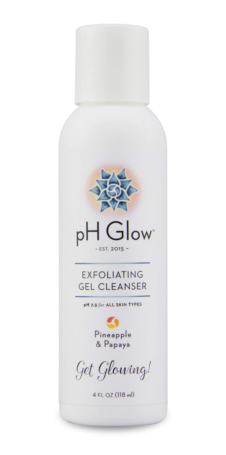 daily exfoliating face wash 100% pure natural enzymes exfoliate to brighten and reveal your best face. antiaging, ph balanced, purifying cleanser. no paraben or sls. fragrance free for sensitive skin
