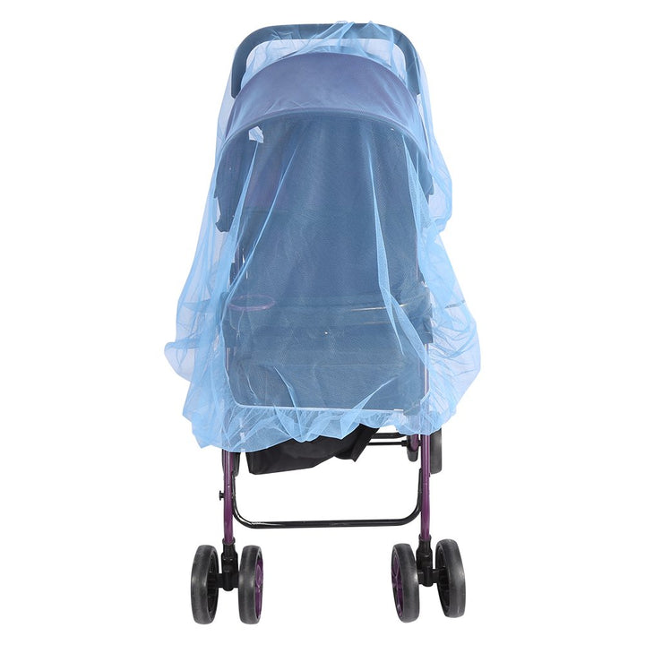 Baby Pushchair Net, Portable Soft Net Safe Mesh Buggy Cover, Fits Most Universal Size Strollers (Blue)