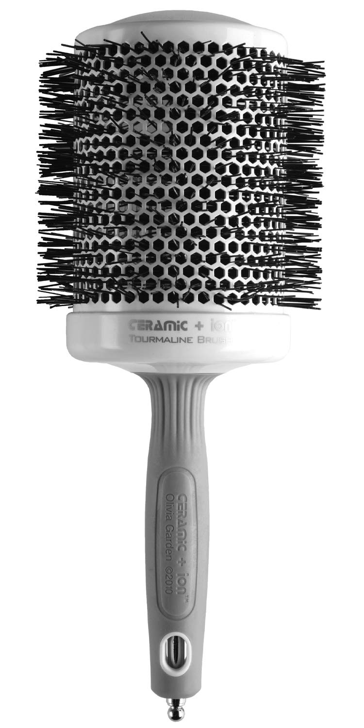 Olivia Garden Ceramic + Ion Round Thermal Hair Brush, 4.25 (Not Electrical)