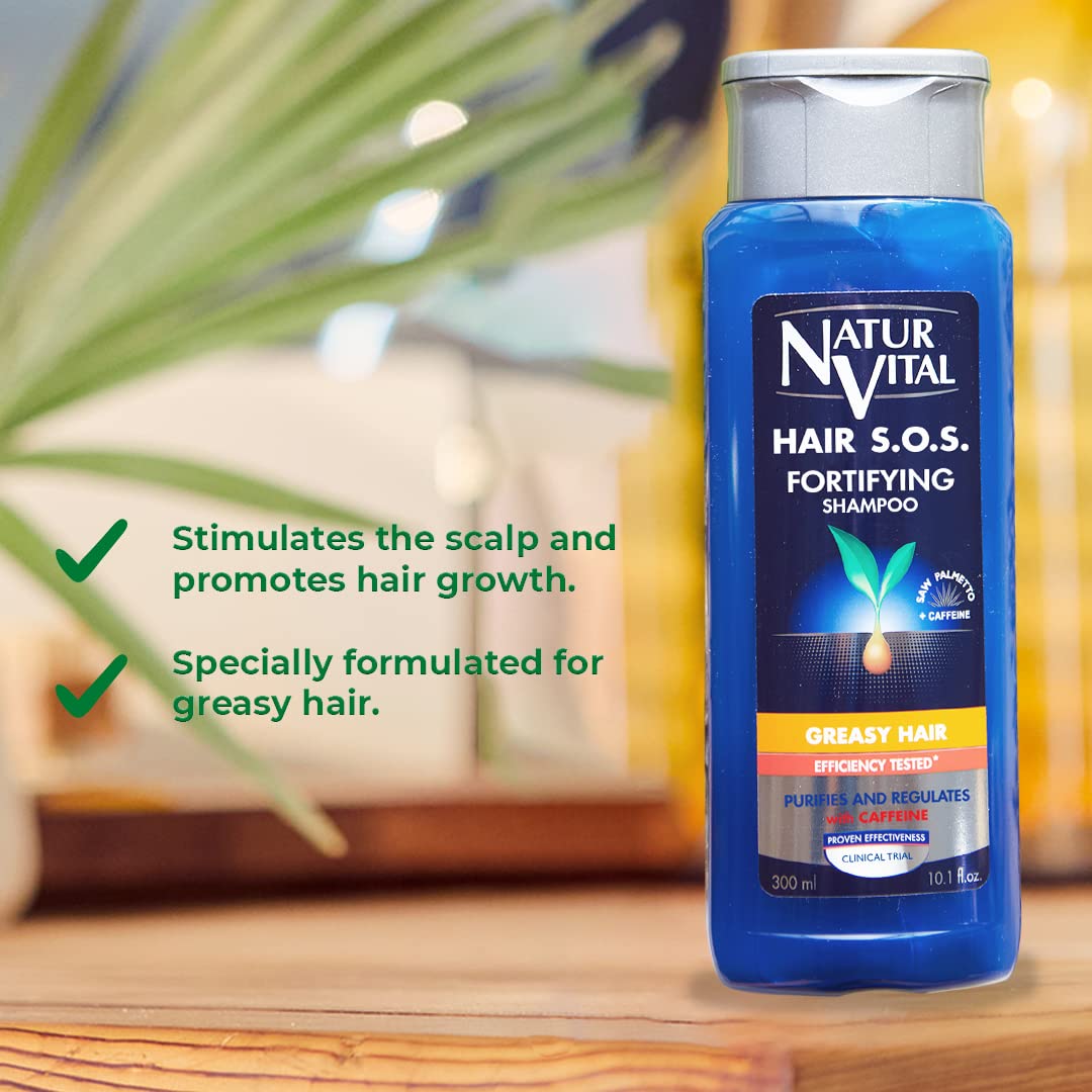 Revitalizing Shampoo Greasy Hair - 300 Ml / Natural