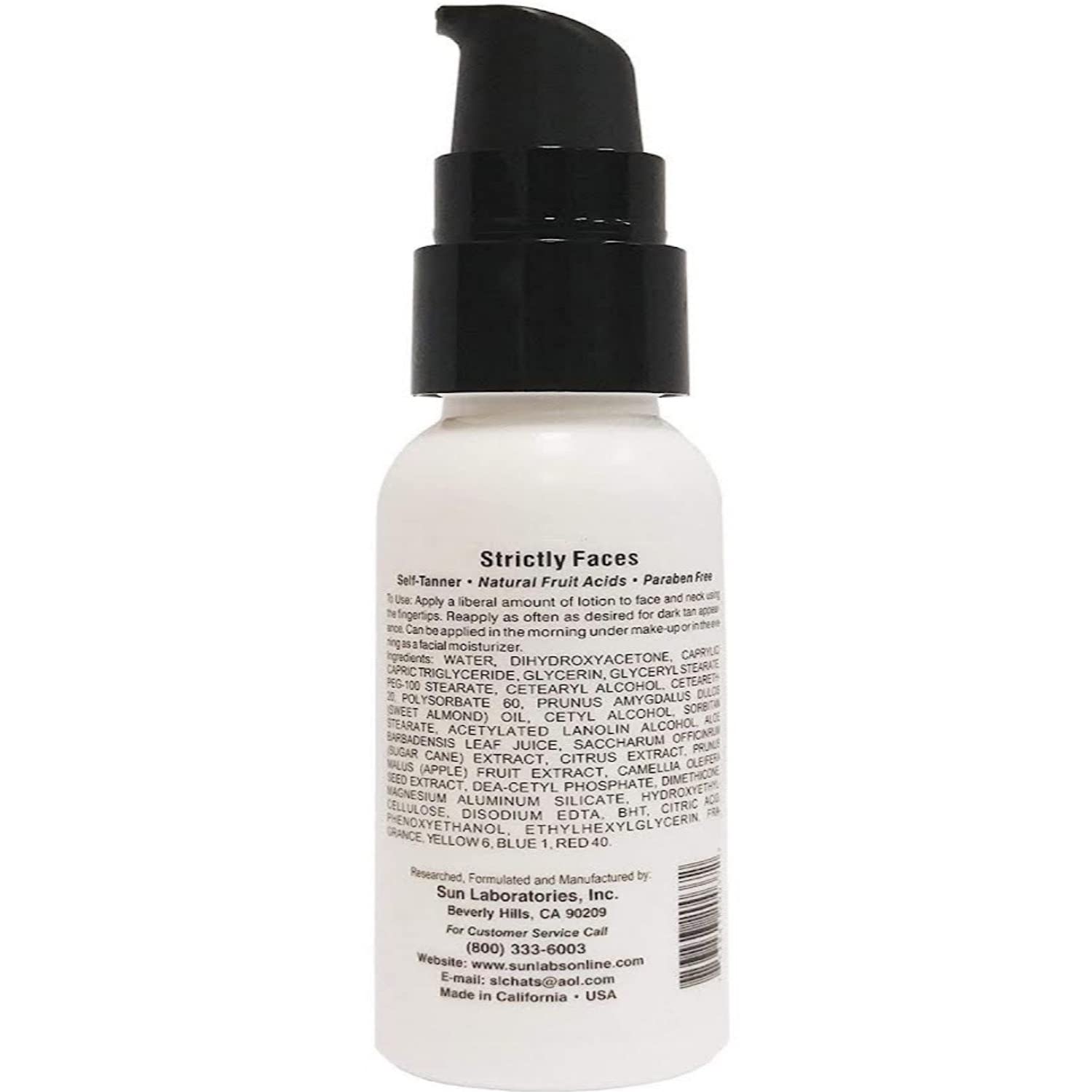 Sun Laboratories Strictly Faces 2.7 fl oz.