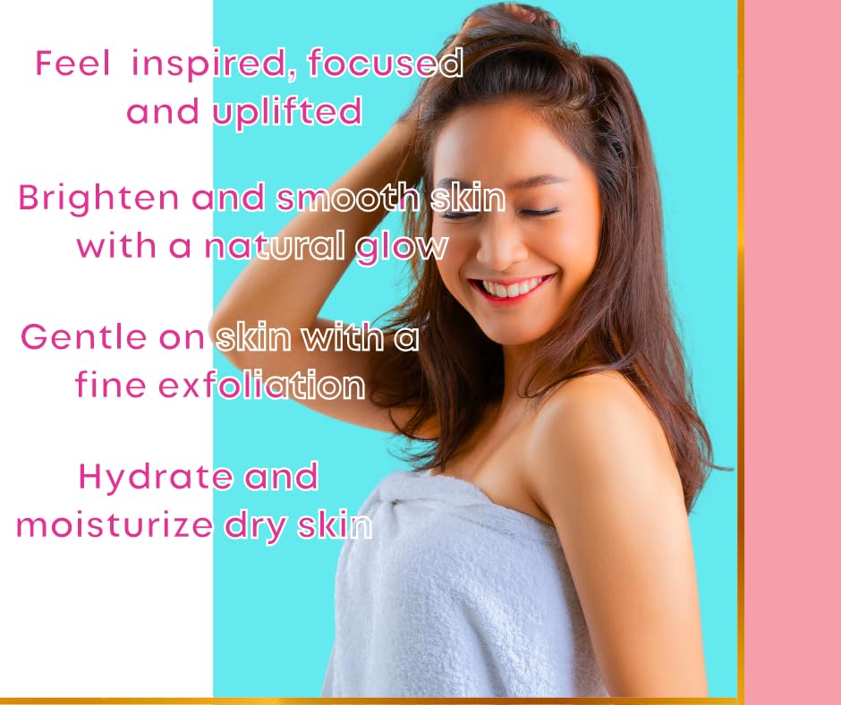 Positive Intent Beauty Aromatherapy Body Scrub for Glowing Skin, Exfoliating Sugar and Soothing Extracts to Nourish, Dull Skin 8oz (Orange)