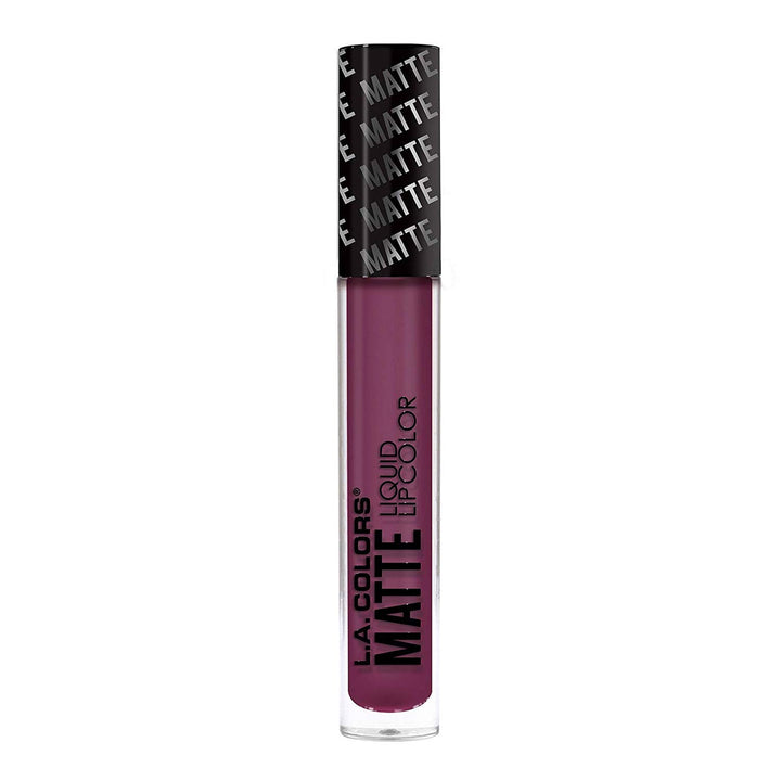L.A. Colors Matte Liquid Lip Color, Fierce Mauve, 3.9g