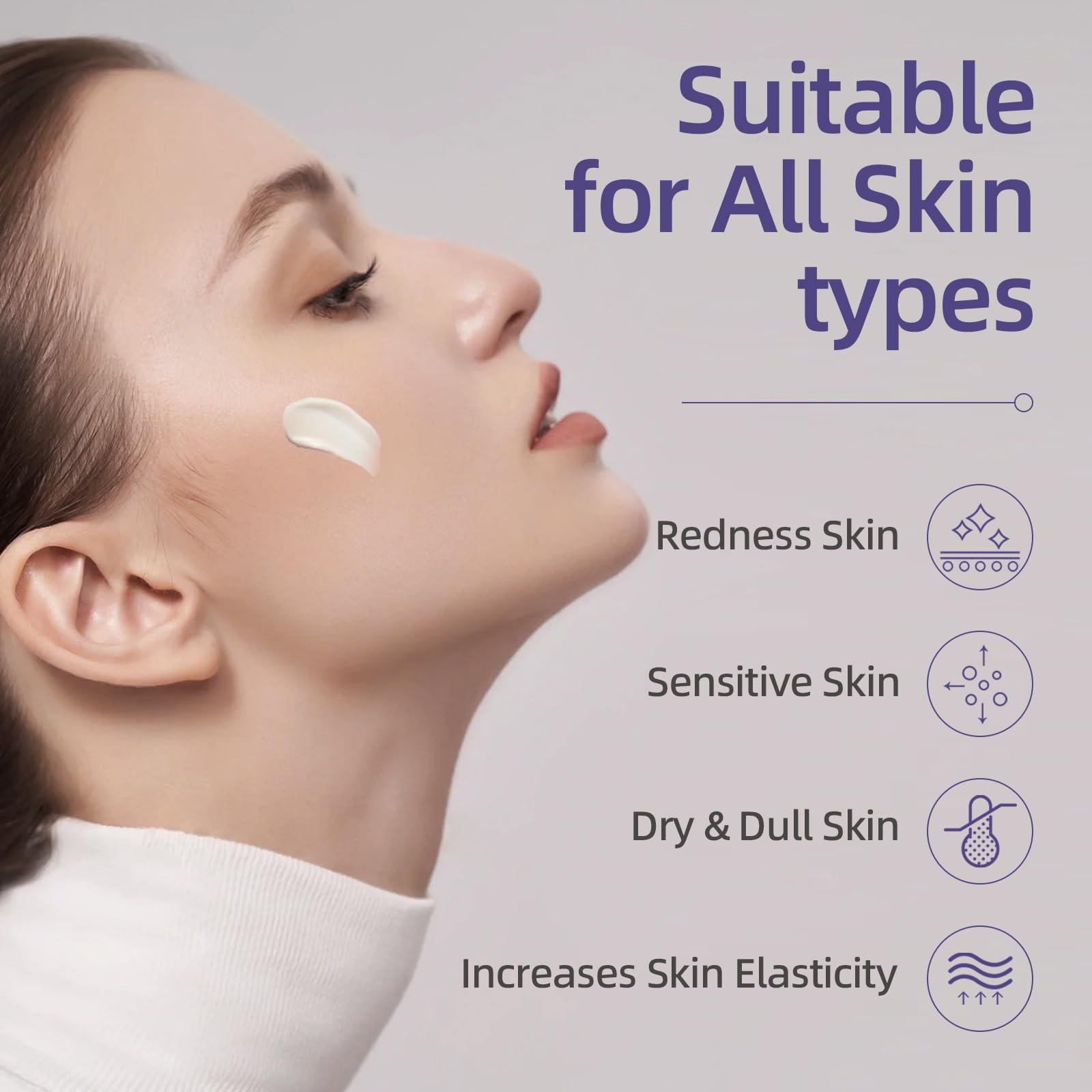 NEORIVER Magnesium Moisturizing Cream,Calms and Soothes Skin,Body and Face Moisturizer for Dry Skin,Body cream with Magnesium and Vitamin D3,Fragrance Free,Natural Safety,4 Ounce