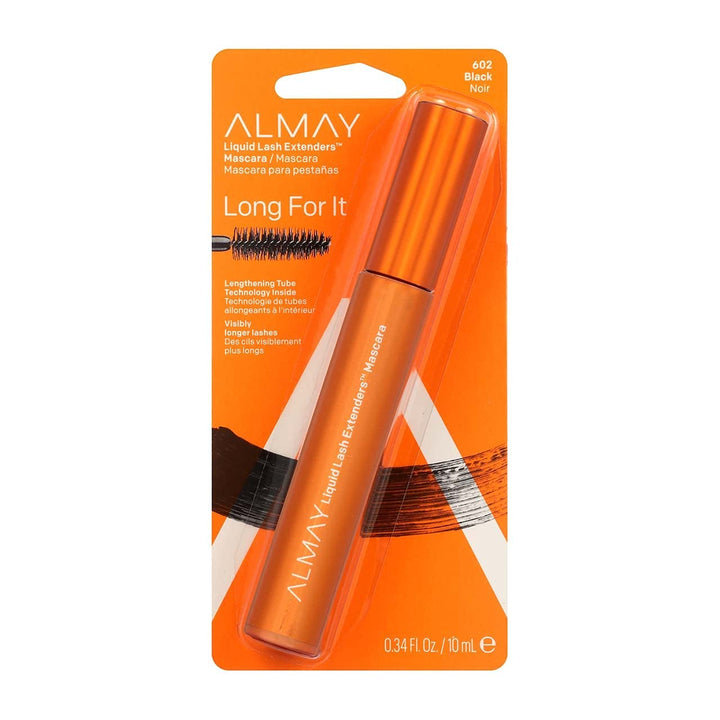 Almay Liquid Lash Extenders Mascara, Black, 1.1 Fluid Ounce