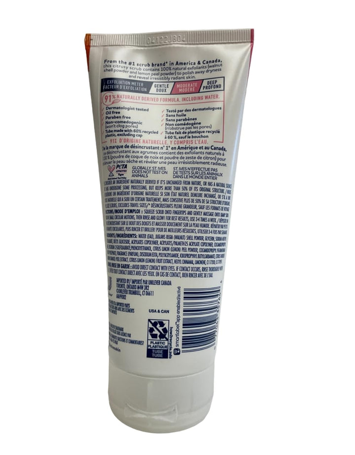 St Ives Scrub Even & Bright 6oz Pink Lemon -Orange (6 Pack)