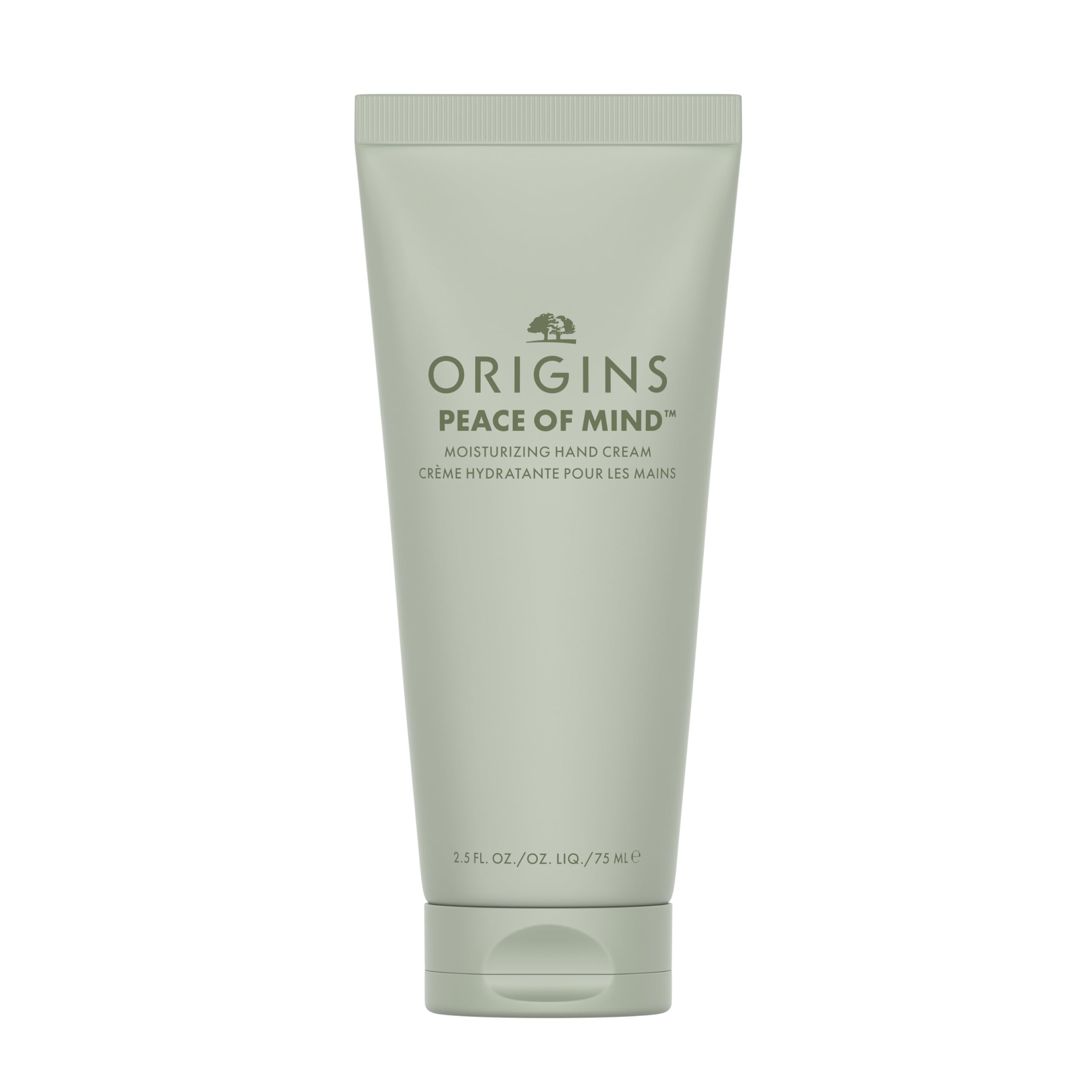Origins Peace of Mind Moisturizing Hand Cream | Hydrates & Softens Dry Skin | Hand Lotion With Peppermint, Basil, & Eucalyptus Essential Oils, Travel Size, 2.5 Fl Oz