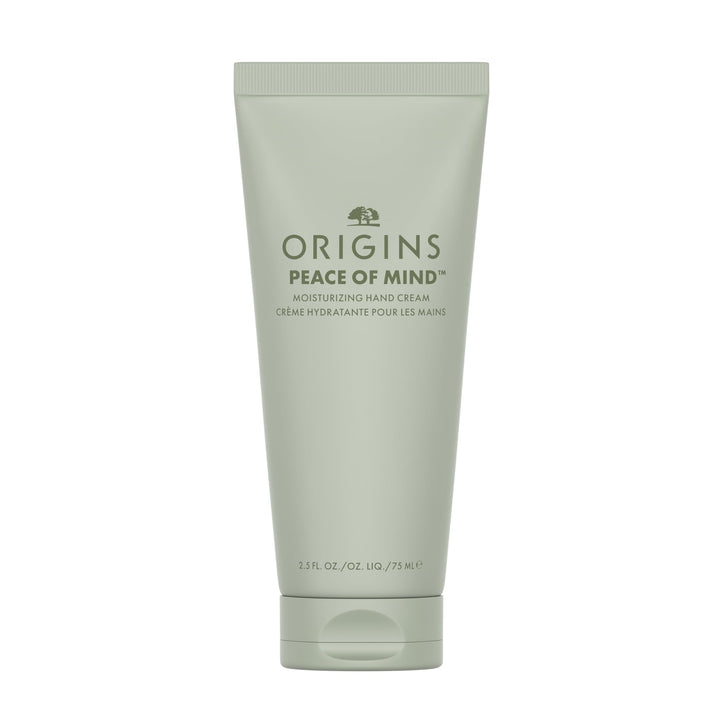 Origins Peace of Mind Moisturizing Hand Cream | Hydrates & Softens Dry Skin | Hand Lotion With Peppermint, Basil, & Eucalyptus Essential Oils, Travel Size, 2.5 Fl Oz