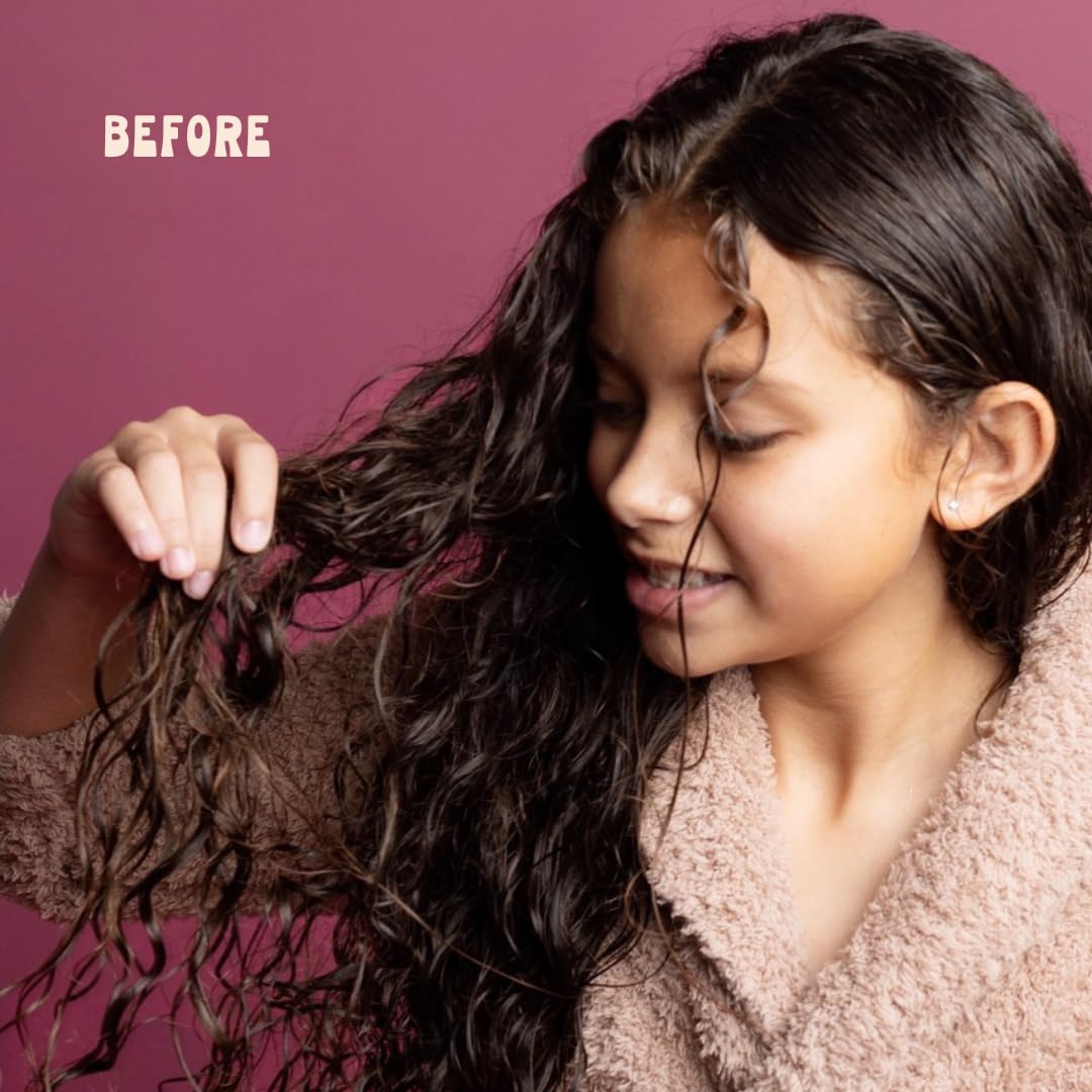 Nemah - Kids Leave-In Conditioner & Detangler with Squalane, Coconut Oil, and Rosemary - Dermatologist-Tested, Vegan, & Cruelty-Free - 4 oz.