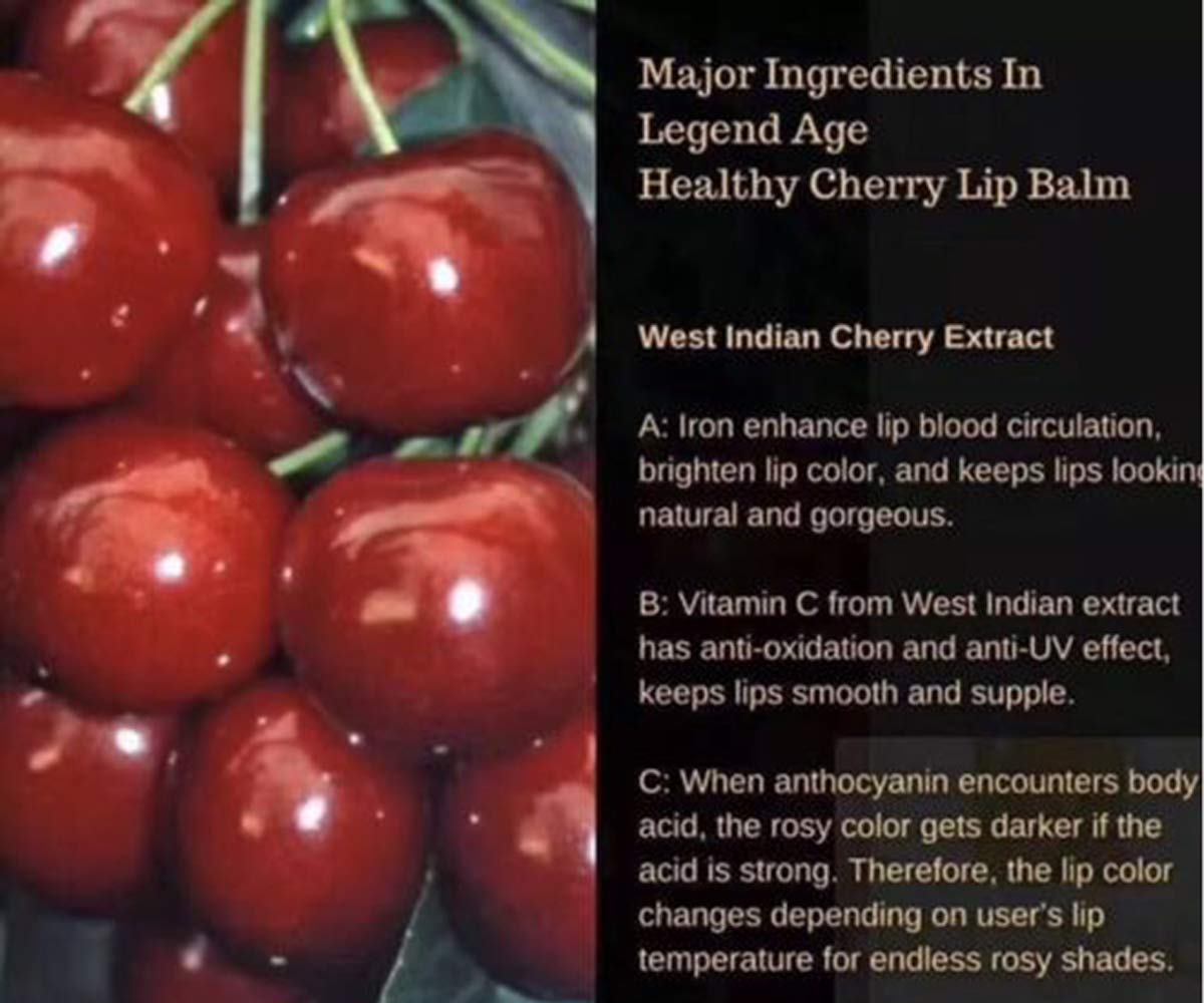 Legend Age Health Beauty Lip Mask 3 in 1 Magical Cherry Lipstick Thousand Colors