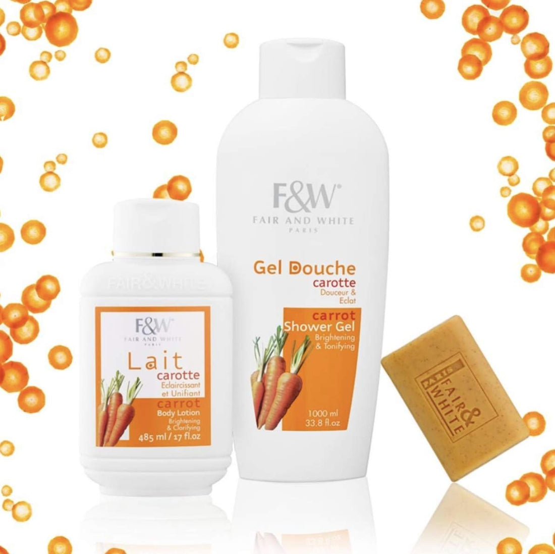 Fair and White Savon Carrot Exfoliating Soap