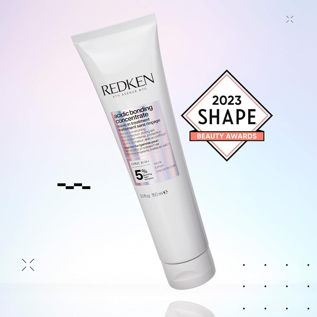 Redken Leave In Conditioner for Damaged Hair Repair | Acidic Perfecting Concentrate | For All Hair Types | Leave In Treatment | 5 Fl Ounce